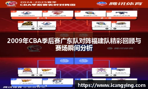 2009年CBA季后赛广东队对阵福建队精彩回顾与赛场瞬间分析